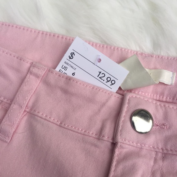 NEW H&M pink shorts size 6 & 8 - Picture 3 of 3